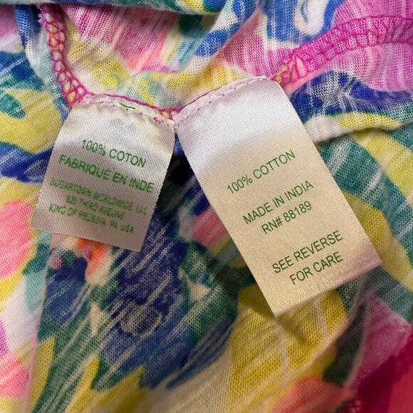 Lilly Pulitzer Essie Tank Women’s Medium Multi Print Soft Knit EUC - Picture 7 of 10